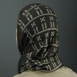 MSM Oni Mask Multi-wrap Multifunction Tube Scarf - Red