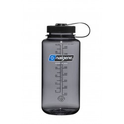 Steklenica za vodo Nalgene Wide Mouth Sustain 1 L, temno siva