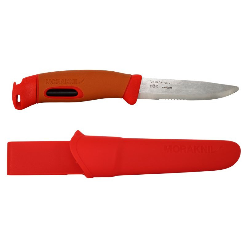 Morakniv Companion Spark Emergency, Hi-Vis red/orange