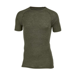 Merino majica s kratkimi rokavi Thermowave Warm, sivi melanž